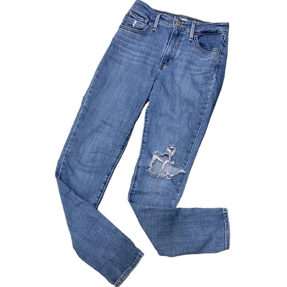 Levi Women's 721 High Rise Skinny Blue Jeans Size 26